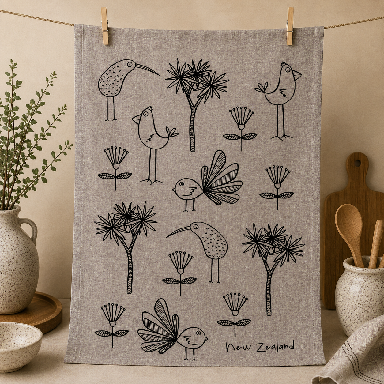 Tea Towels - NZ Designs