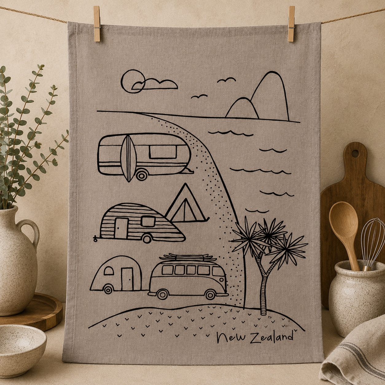 Tea Towels - NZ Designs