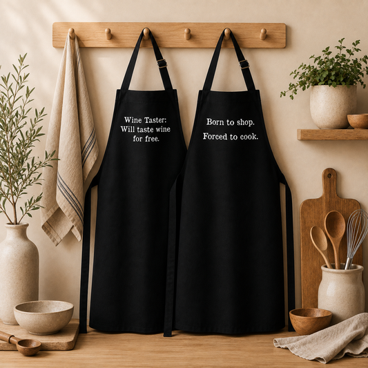 Apron Black Womens